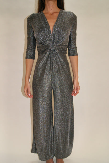 Mono de Fiesta Plata para Mujer – Ideal para Navidad, Nochebuena y Eventos Especiales