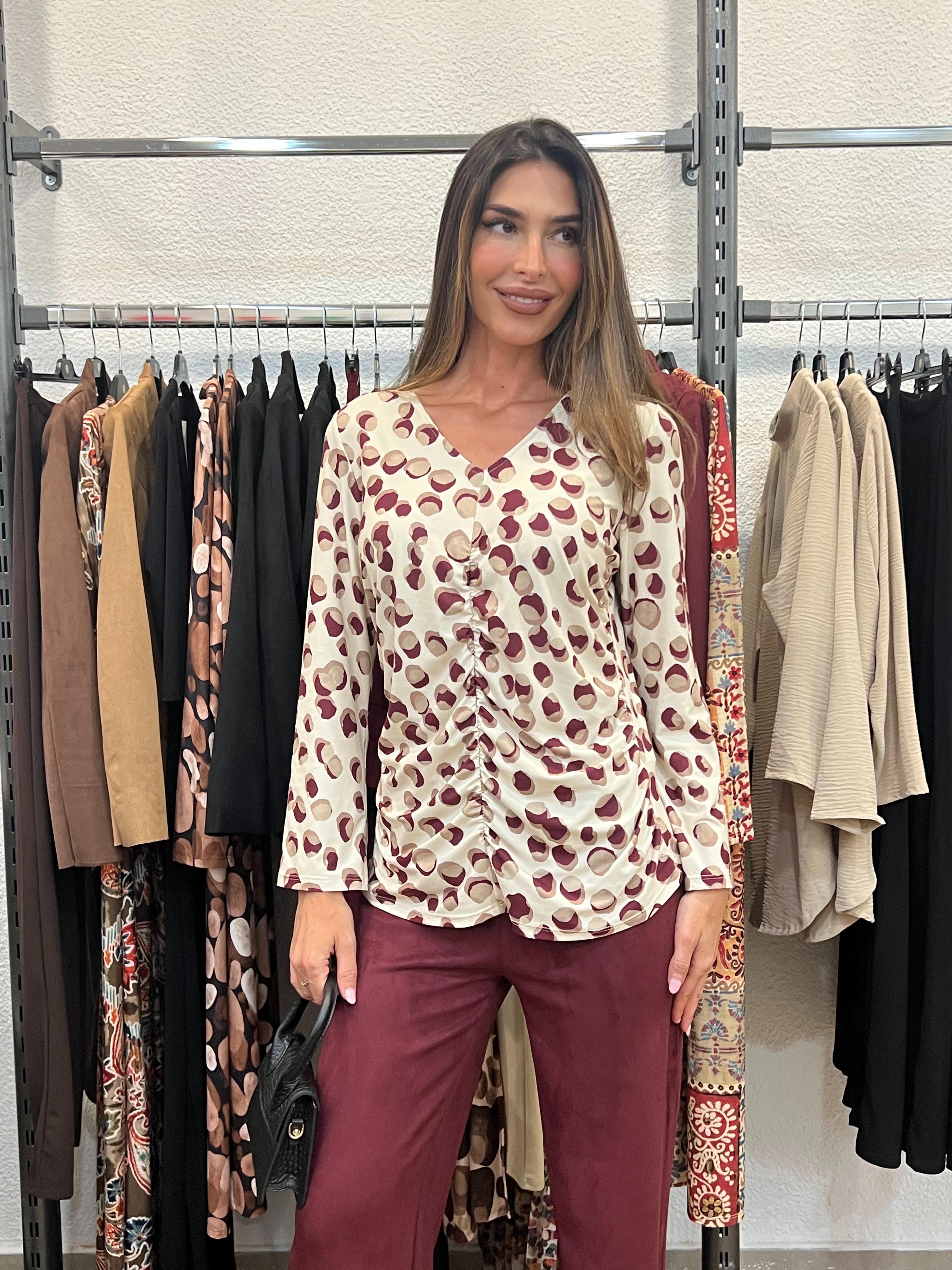 Camiseta frunce delantero