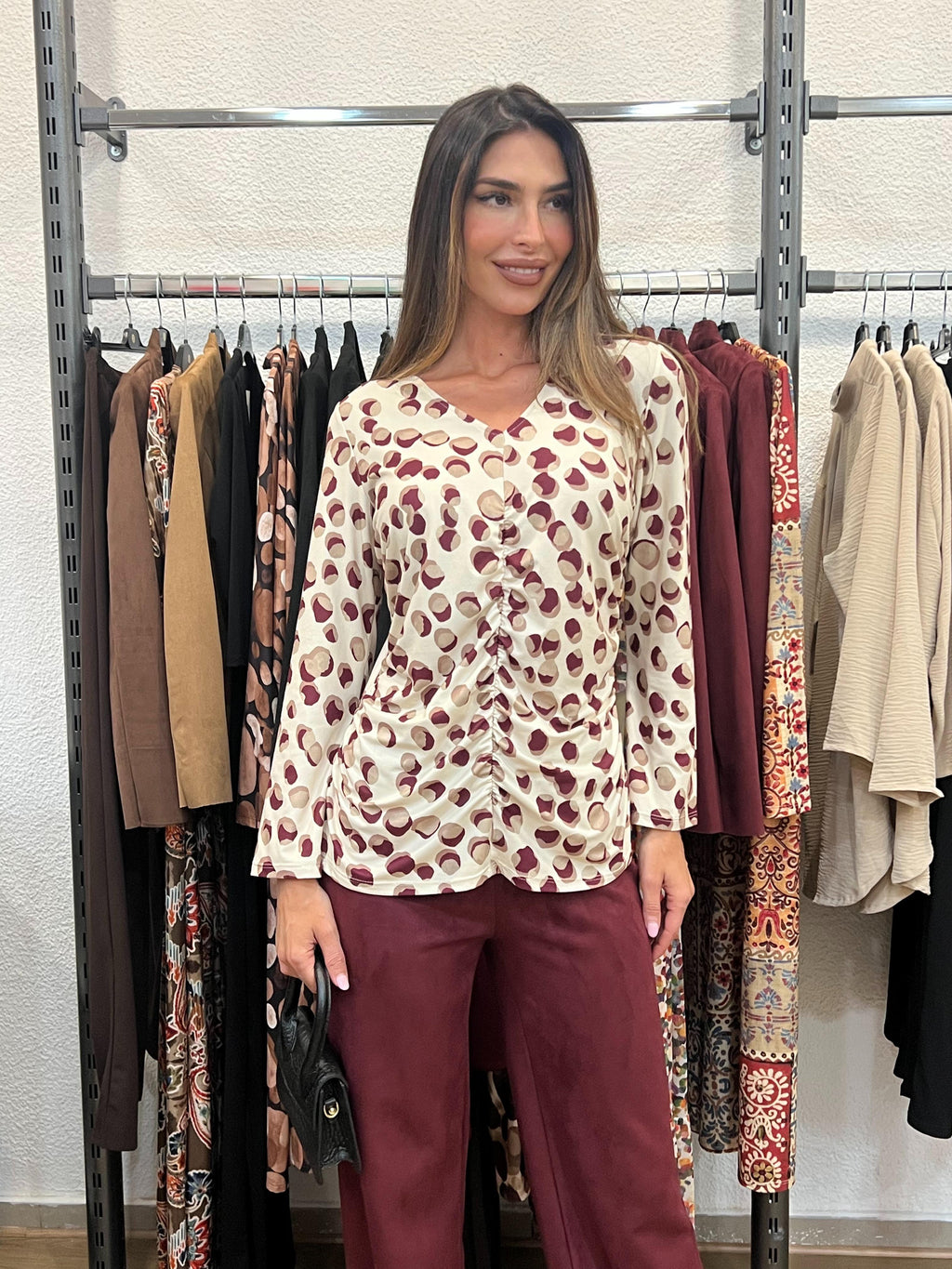 Camiseta frunce delantero