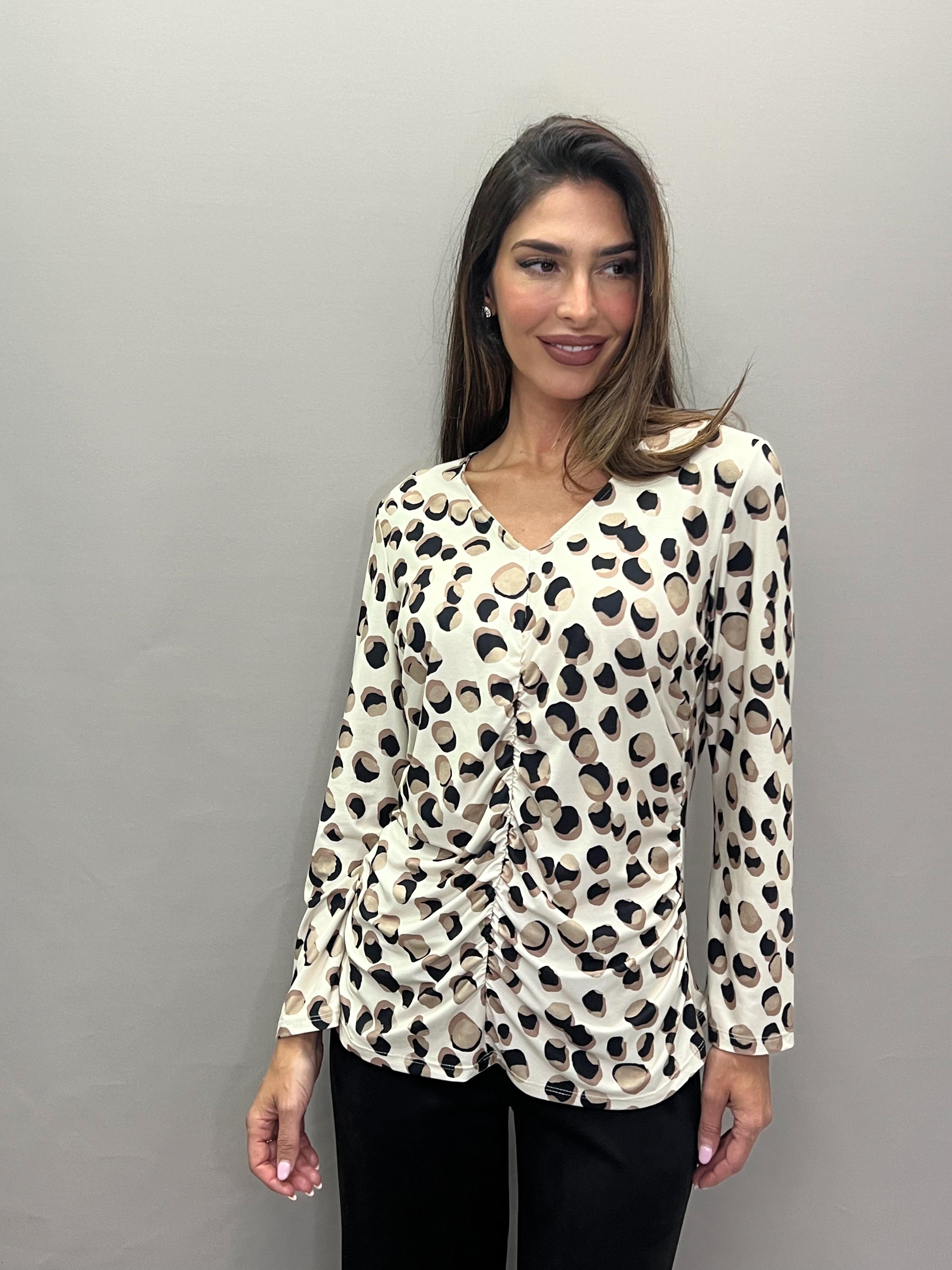 Camiseta frunce delantero