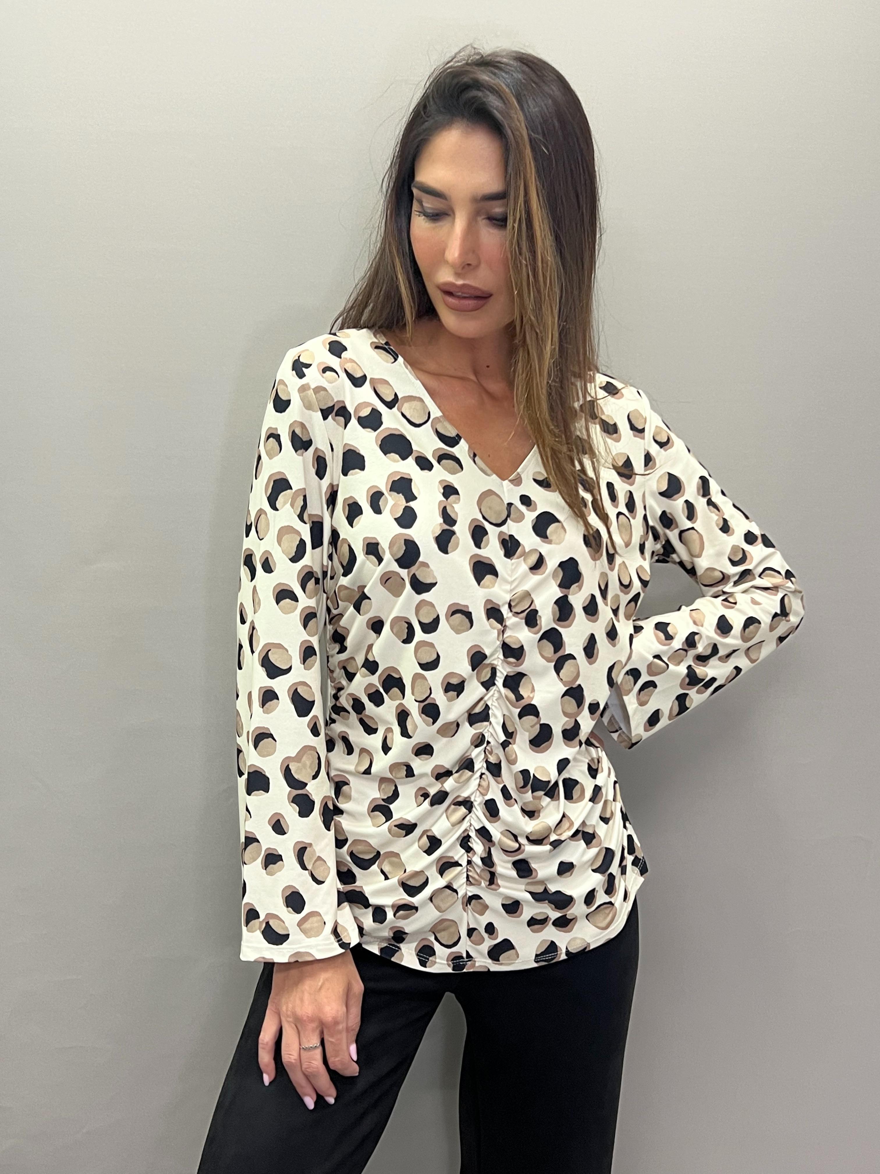 Camiseta frunce delantero