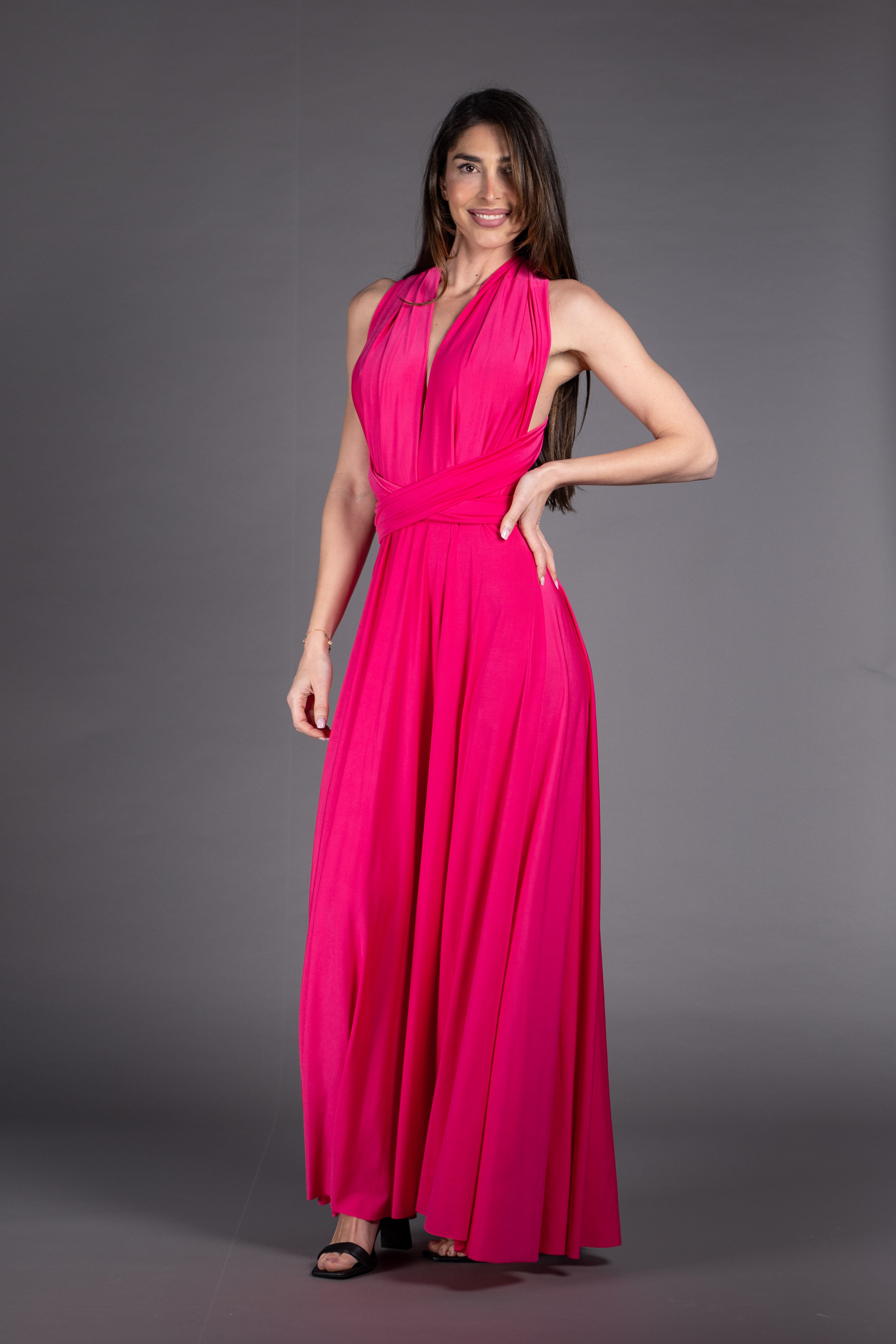 Vestido liso multiposición