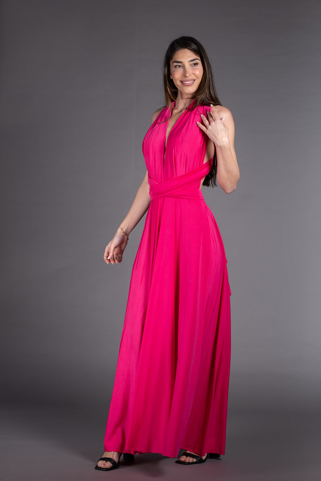 Vestido liso multiposición