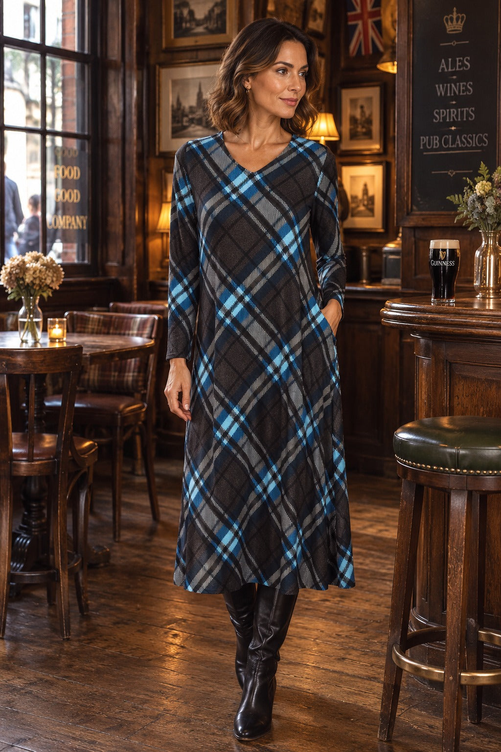 Vestido midi estampado Lucca – Julie d’Orleac