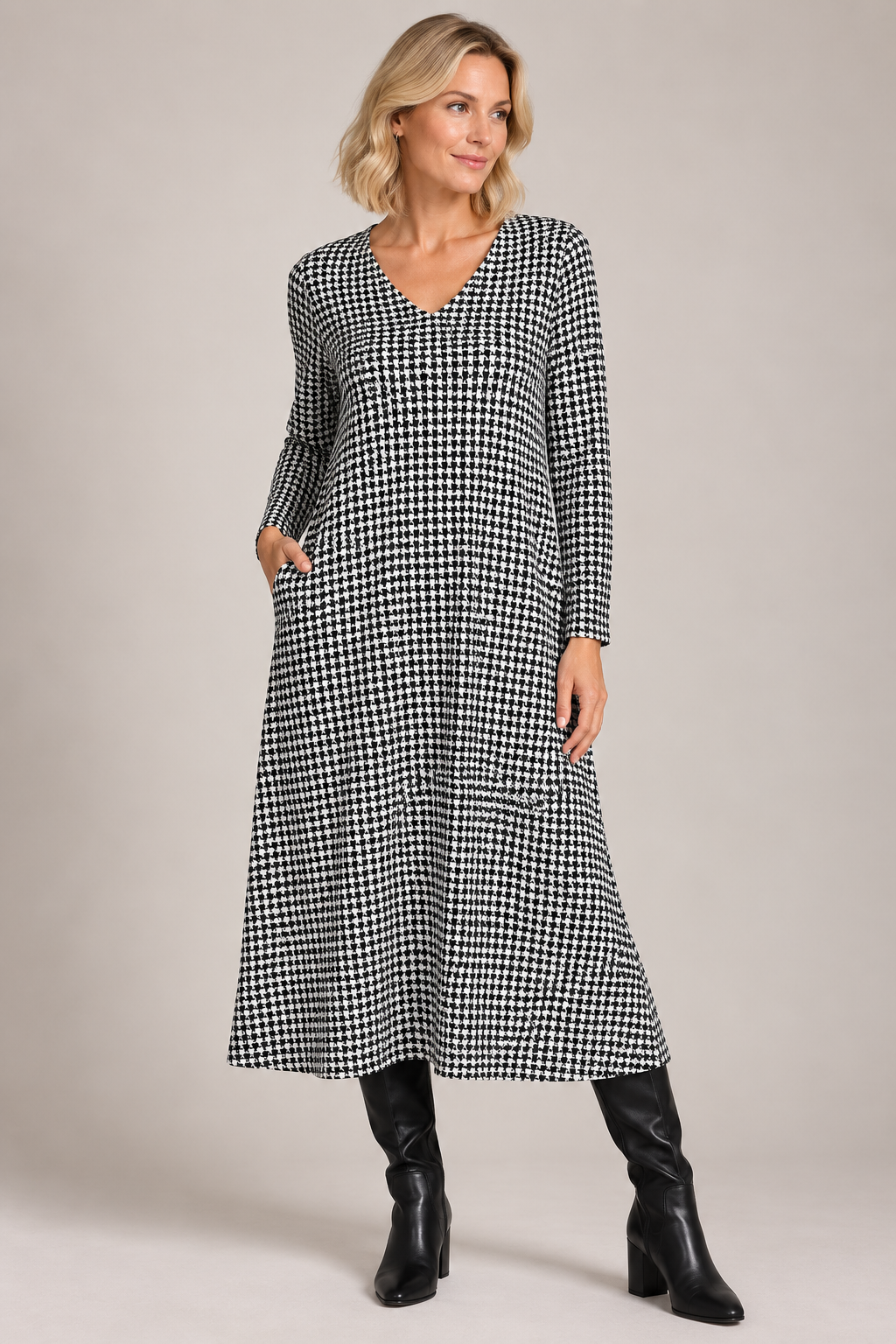 Vestido midi estampado Lucca – Julie d’Orleac